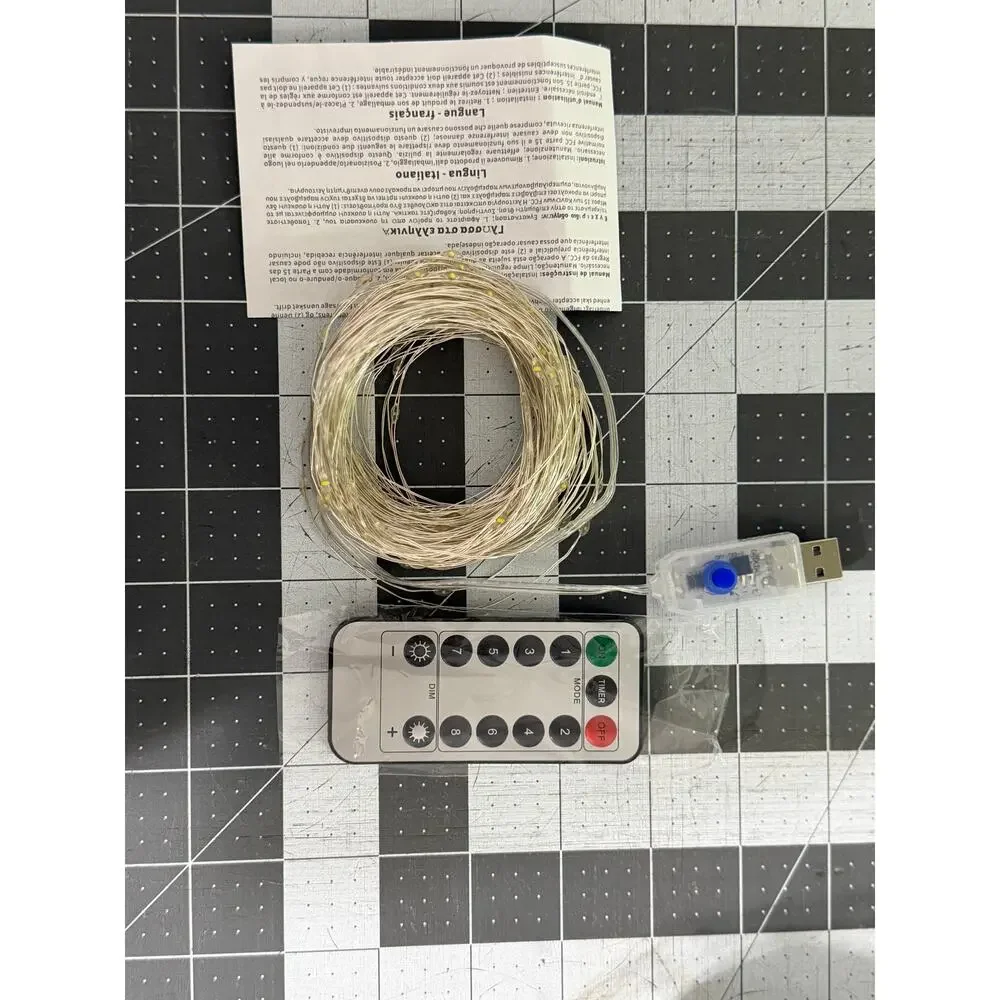 200 LED Fairy String Lights with Timer Remote - Picture 2 of 3